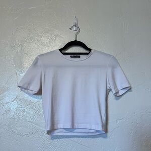 Zara White Crop Top